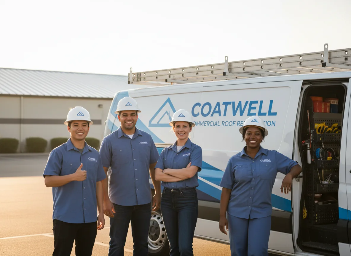 Commercial roof coating company in Ocate, NM